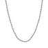 CORD CHAIN NECKLACE SILVER